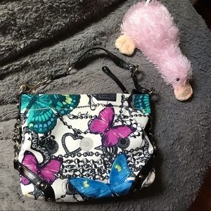 Limited Edition Coach Carly Butterfly Shoulder Bag